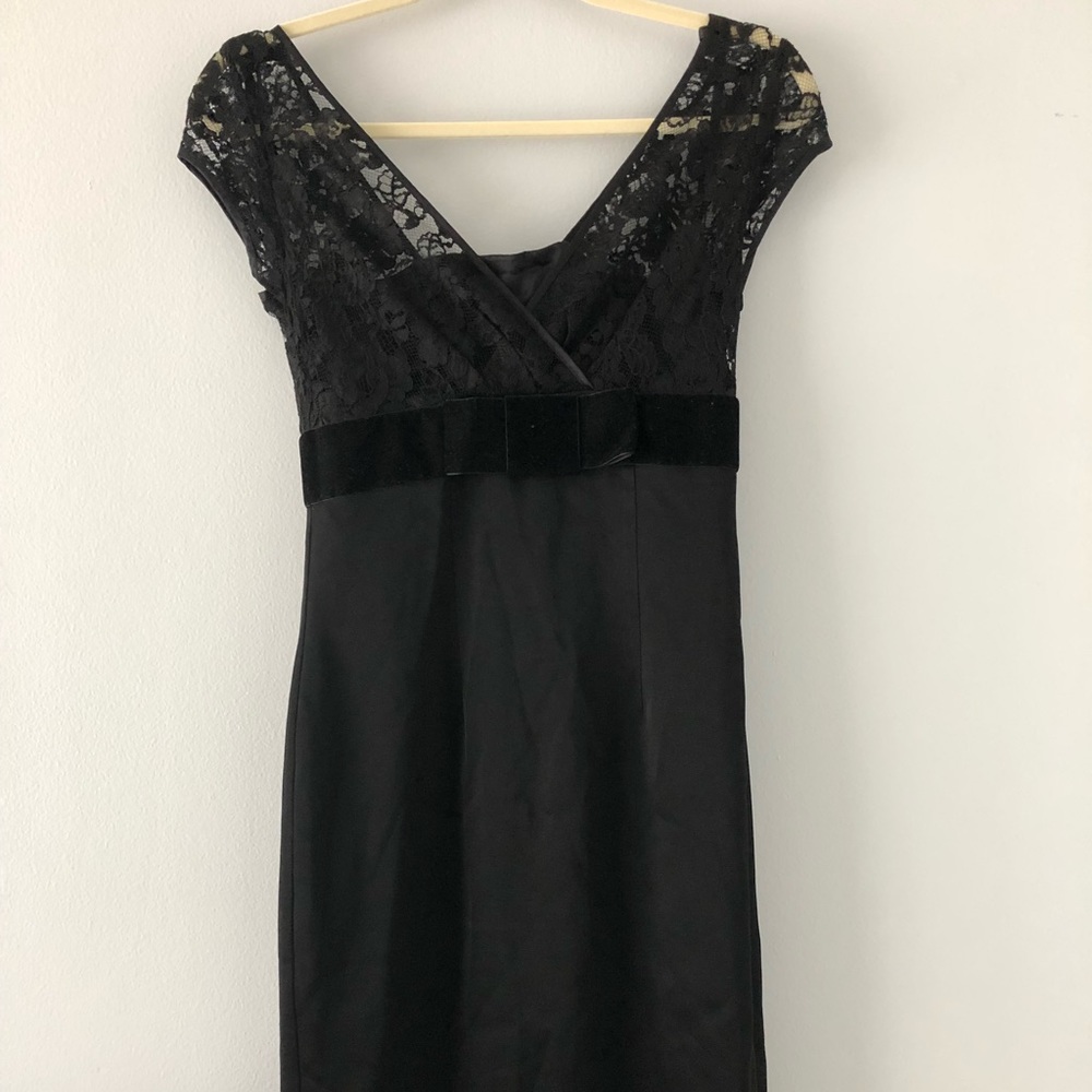 Banana Republic Satin & Lace Silk Dress size 0